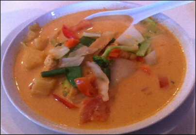  Pineapple Curry at Bangkok Thai Cuisine in Dover