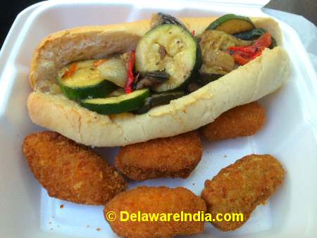 I Don't Give a Fork Wilmington Vegetarian Sandwich © DelawareIndia.com